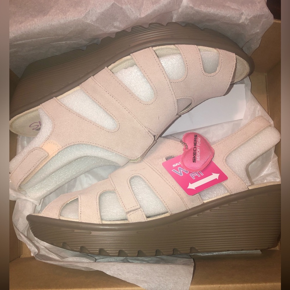 Skechers wedge heeled sandals - Size 11